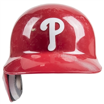 2013 Chase Utley Game Used Philadelphia Phillies Batting Helmet (MLB Authenticated)